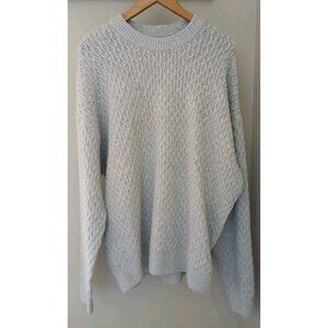 Abercrombie & Fitch Light Gray Crew Neck Sweater